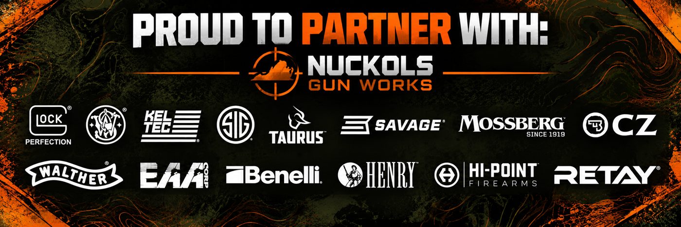 Proud to partner with Glock, Smith & Wesson, Ruger, Sig Sauer, Taurus, Savage, Mossberg, CZ, Walther, EAA, Benelli, Henry, Hi-Point and Retay